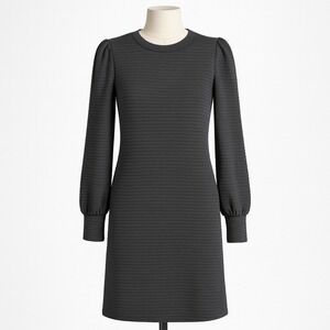 Truth‎ by Republic Black Knit Dress S Long Sleeve Puff Grunge Whimsigoth NEW